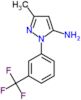 3-methyl-1-[3-(trifluoromethyl)phenyl]-1H-pyrazol-5-amine