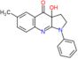 1,2,3,3a-Tetrahydro-3a-hydroxy-6-methyl-1-phenyl-4H-pyrrolo[2,3-b]quinolin-4-one