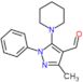 3-methyl-1-phenyl-5-(piperidin-1-yl)-1H-pyrazole-4-carbaldehyde