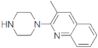 3-Methyl-2-(1-piperazinyl)quinoline