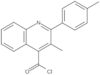 3-Methyl-2-(4-methylphenyl)-4-quinolinecarbonyl chloride