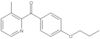 (3-Methyl-2-pyridinyl)(4-propoxyphenyl)methanone