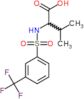 N-{[3-(trifluoromethyl)phenyl]sulfonyl}valine