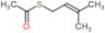 S-(3-Methyl-2-buten-1-yl) ethanethioate