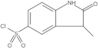 2,3-Dihydro-3-methyl-2-oxo-1H-indole-5-sulfonyl chloride