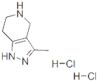 1H-Pyrazolo[4,3-c]pyridine, 4,5,6,7-tetrahydro-3-methyl-, hydrochloride (1:2)