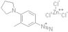 3-methyl-4-(pyrrolidin-1-yl)benzenediazonium trichlorozincate