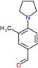 3-methyl-4-pyrrolidin-1-ylbenzaldehyde