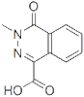 3,4-Dihydro-3-methyl-4-oxo-1-phthalazinecarboxylic acid