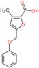 3-methyl-5-(phenoxymethyl)furan-2-carboxylic acid