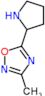 3-methyl-5-pyrrolidin-2-yl-1,2,4-oxadiazole
