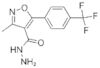 3-Methyl-5-[4-(trifluoromethyl)phenyl]isoxasole-4-carboxylic acid hydrazide