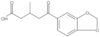 β-Methyl-δ-oxo-1,3-benzodioxole-5-pentanoic acid