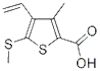 3-METHYL-5-(METHYLTHIO)-4-VINYLTHIOPHENE-2-CARBOXYLIC ACID