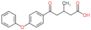 3-methyl-5-oxo-5-(4-phenoxyphenyl)pentanoic acid