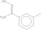 N-Hydroxy-3-methylbenzenecarboximidamide