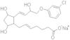 5-Heptenoic acid, 7-[(1R,2R,3R,5S)-2-[(1E,3R)-4-(3-chlorophenoxy)-3-hydroxy-1-buten-1-yl]-3,5-dihy…