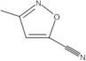 3-Methyl-5-isoxazolecarbonitrile
