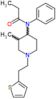 N-{3-methyl-1-[2-(thiophen-2-yl)ethyl]piperidin-4-yl}-N-phenylpropanamide