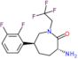 (3R,6S)-3-amino-6-(2,3-difluorophenyl)-1-(2,2,2-trifluoroethyl)azepan-2-one