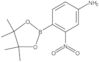 3-Nitro-4-(4,4,5,5-tetramethyl-1,3,2-dioxaborolan-2-yl)benzenamine