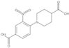 1-(4-Carboxy-2-nitrophenyl)-4-piperidinecarboxylic acid