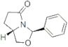(+)-(3R,7aS)-Tetrahydro-3-phenyl-3H,5H-pyrrolo1,2-coxaole-5-one