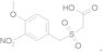 3-nitro-4-methoxy benzylsulfonylacetic acid