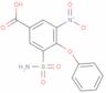 3-(Aminosulfonyl)-5-nitro-4-phenoxybenzoic acid