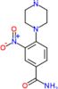 3-nitro-4-piperazin-1-ylbenzamide