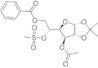 3-O-acetyl-6-O-benzoyl-5-O-(me-so2)-1,2-O-isoprop