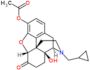 (5alpha)-17-(cyclopropylmethyl)-14-hydroxy-6-oxo-4,5-epoxymorphinan-3-yl acetate