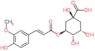 (1S,3S,4S,5S)-1,3,4-trihydroxy-5-{[(2E)-3-(4-hydroxy-3-methoxyphenyl)prop-2-enoyl]oxy}cyclohexanecarboxylic acid