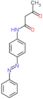 3-oxo-N-{4-[(E)-phenyldiazenyl]phenyl}butanamide