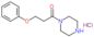 3-phenoxy-1-piperazin-1-yl-propan-1-one hydrochloride