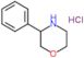 3-Phenylmorpholine hydrochloride (1:1)