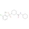 3-Piperidinecarboxamide,1-[(3-chloro-2-methylphenyl)sulfonyl]-N-cyclohexyl-, (3S)-