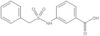 3-[[(Phenylmethyl)sulfonyl]amino]benzoic acid