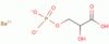 Propanoic acid, 2-hydroxy-3-(phosphonooxy)-, barium salt (1:1)