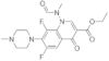 Ethyl 6,8-difluoro-1-(formylmethylamino)-1,4-dihydro-7-(4-methyl-1-piperazinyl)-4-oxo-3-quinolinec…