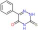 3,4-Dihydro-6-phenyl-3-thioxo-1,2,4-triazin-5(2H)-one