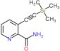 3-[(trimethylsilyl)ethynyl]pyridine-2-carboxamide