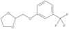 2-[[3-(Trifluoromethyl)phenoxy]methyl]-1,3-dioxolane