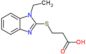 3-[(1-ethyl-1H-benzimidazol-2-yl)sulfanyl]propanoic acid