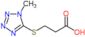 3-[(1-methyl-1H-tetrazol-5-yl)sulfanyl]propanoic acid