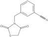 3-[(2,4-Dioxo-3-thiazolidinyl)methyl]benzonitrile