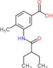 3-[(2-ethylbutanoyl)amino]-4-methylbenzoic acid