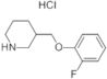 3-(2-Fluoro-Phenoxymethyl)-Piperidine Hydrochloride