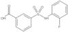 3-[[(2-Fluorophenyl)amino]sulfonyl]benzoic acid