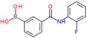 [3-[(2-fluorophenyl)carbamoyl]phenyl]boronic acid